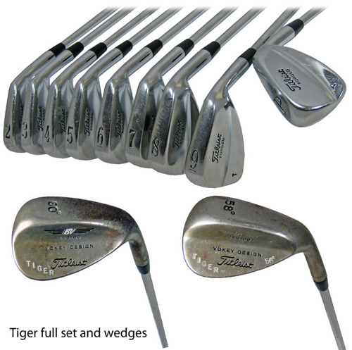 Tiger Woods' 'Tiger Slam' Irons up for Grabs on eBay