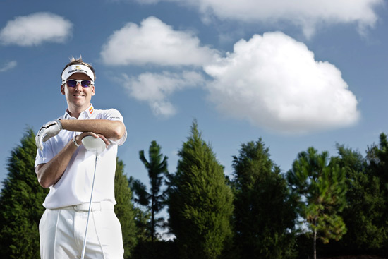 Ian Poulter and the Cobra All-White ZL Driver